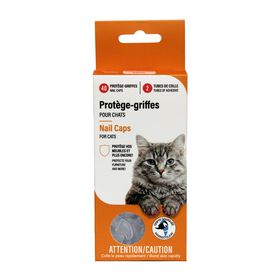 Nail caps for cats, clear