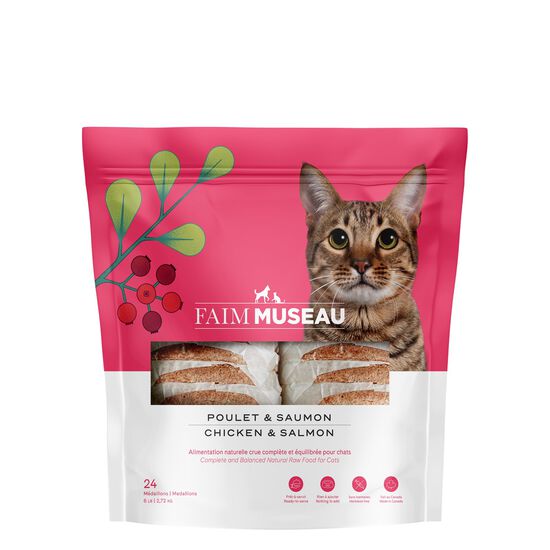 Chicken and salmon raw cat food Image NaN