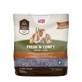 Litière Fresh ’N Comfy pour petits animaux, confetti, 50 L