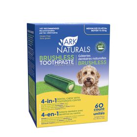 Gâteries dentaires Brushless Toothpaste, grand, 60 un.