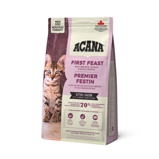 Nourriture sèche Premier festin pour chatons, 3,17 kg Image NaN