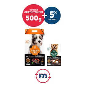 Forfait CaniSource Grand Cru Formule sans grains porc et agneau pour chien