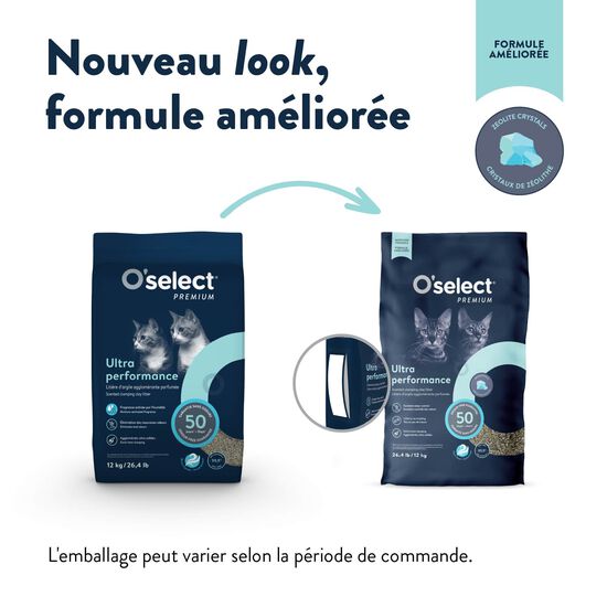 Liti&egrave;re d'argile agglom&eacute;rante parfum&eacute;e, 12 kg Image NaN