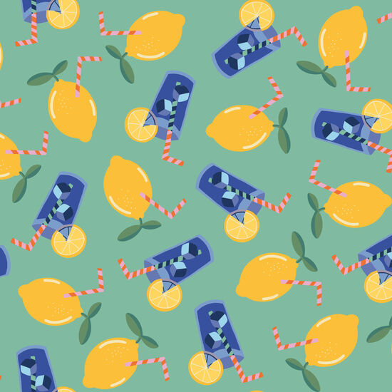 Foulard &laquo; Limonade Sucr&eacute;e &raquo; pour chien Image 3.0