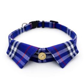 Collier style chemise habill&eacute;e pour chiens