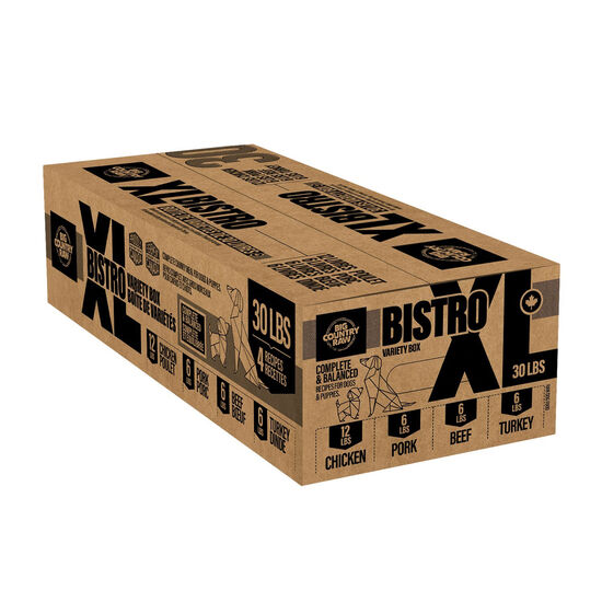Boîte de nourriture cru variété Bistro, 13,6 kg Image NaN