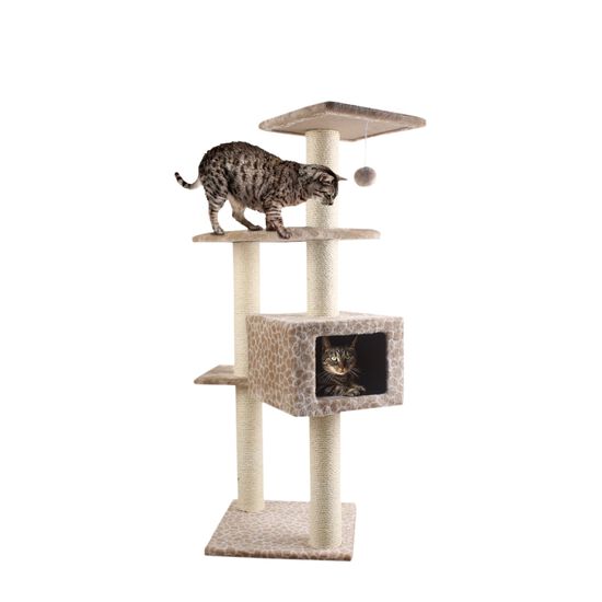 Casablanca Three Tiered Cat Tree with Scratching Post Image NaN