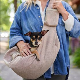 Sac à bandoulière de transport pour animaux