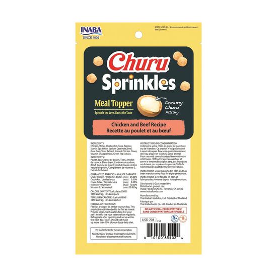 Assaisonnements Churu au poulet et boeuf pour chiens Image NaN