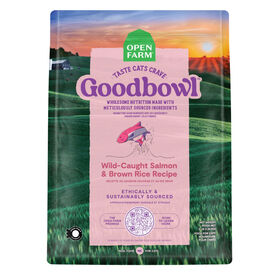 GoodBowl Wild-Caught Salmon & Brown Rice Recipe Dry Cat Food