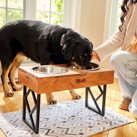 Bol double avec support ajustable