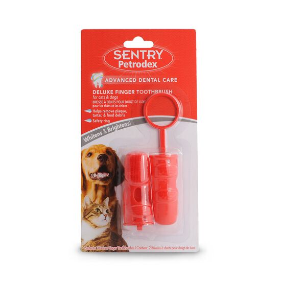 Deluxe finger toothbrush for dog and cats Image NaN