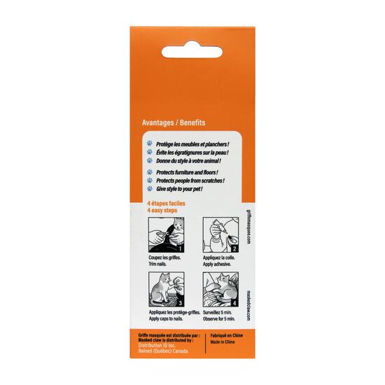 Nail caps for cats, clear Image NaN