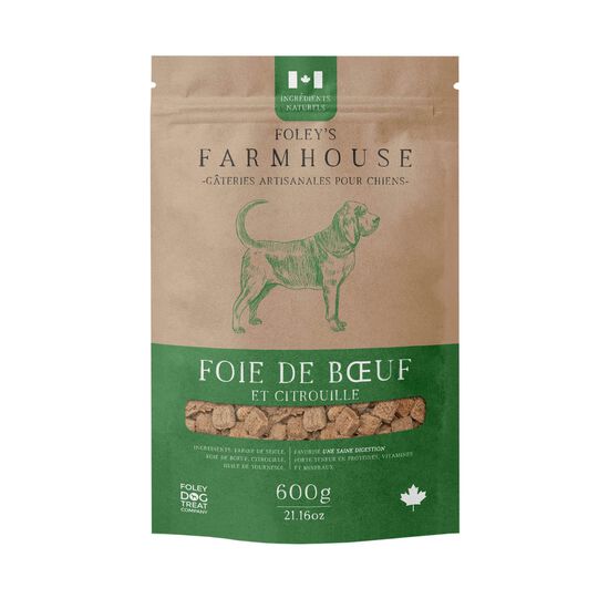 Farmhouse Beef Liver with Pumpkin Treats for Dogs, 600 g Image NaN
