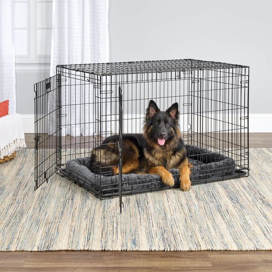 Two Door Folding Crate for Dogs Image 3.0