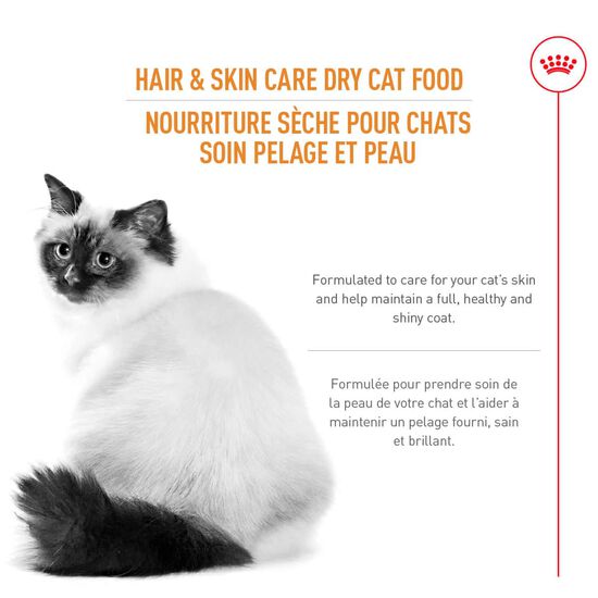 Nourriture sèche formule soin pelage et peau pour chats adultes Image NaN