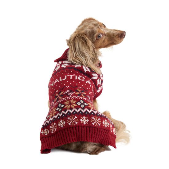 Tricot jacquard &agrave; col montant pour chiens Image NaN