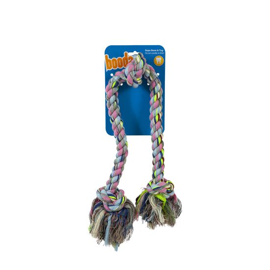 Jouet en corde multicolore à trois nœuds Image NaN