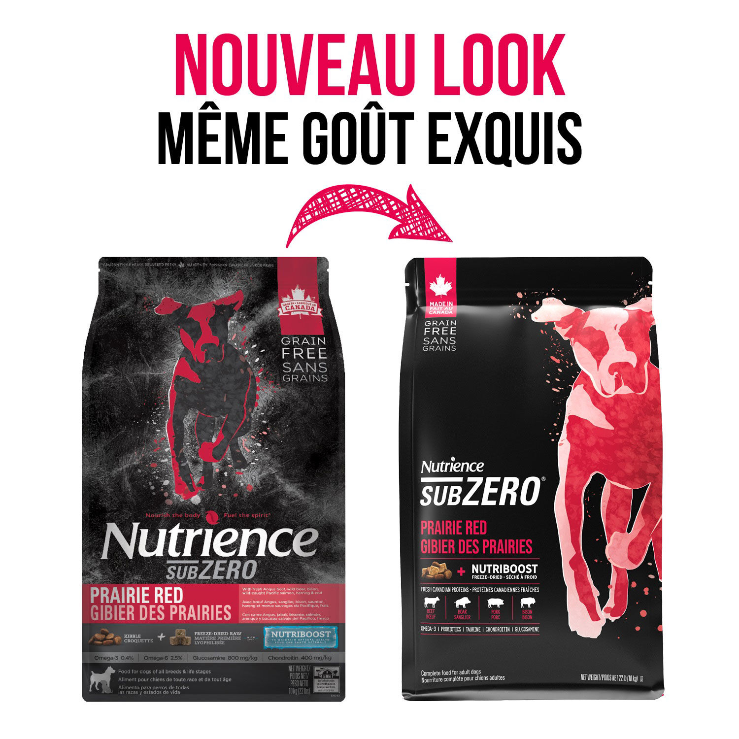 Prairie Red dry food for adult dogs Nutrience | Mondou