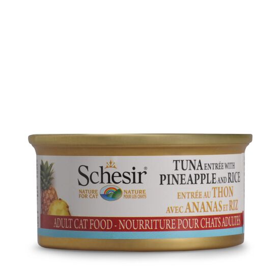 Tuna, pineapple and rice wet food for adult cat Image NaN