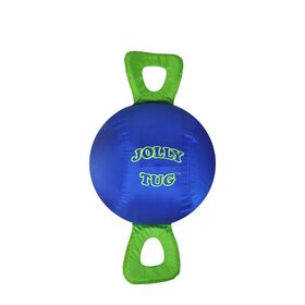  Horse Jolly Tug Ball with 2 Handles, blue