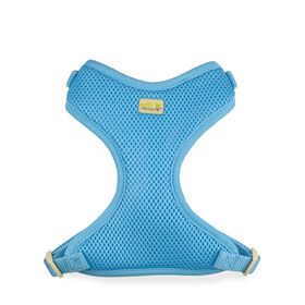 Mesh harness for very small dog, blue