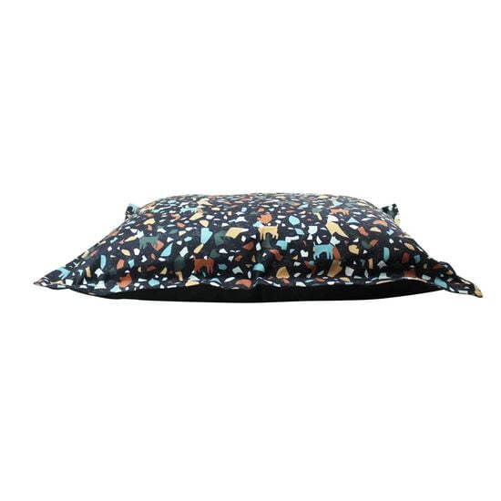 Cloud Pillow, Dark Terrazzo Image NaN