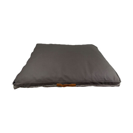 Faux Leather Cappuccino Deluxe Sky and Diamond Bed Reversible Cover Image NaN