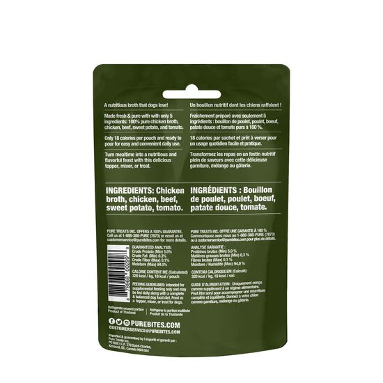 Bouillon de poulet, de bœuf et de légumes Image NaN