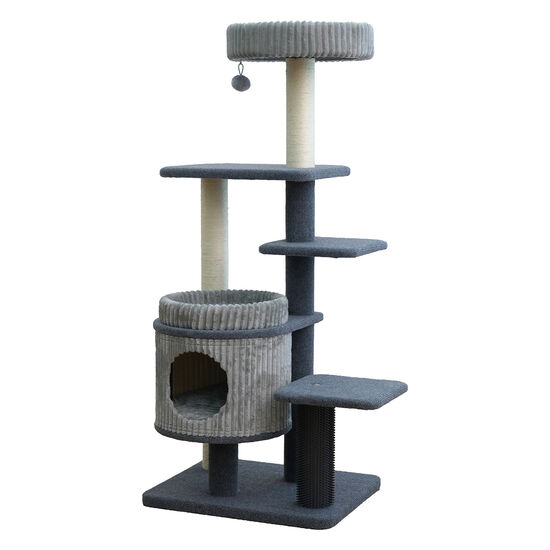 Arbre &agrave; chat multi-niveaux avec niche de luxe Image NaN