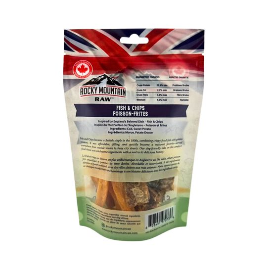 G&acirc;teries saveurs mondiales Fish & Chips britanniques pour chiens Image NaN