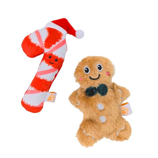 Gingerbread and Candy Cane Duo for Cats Image 1.0