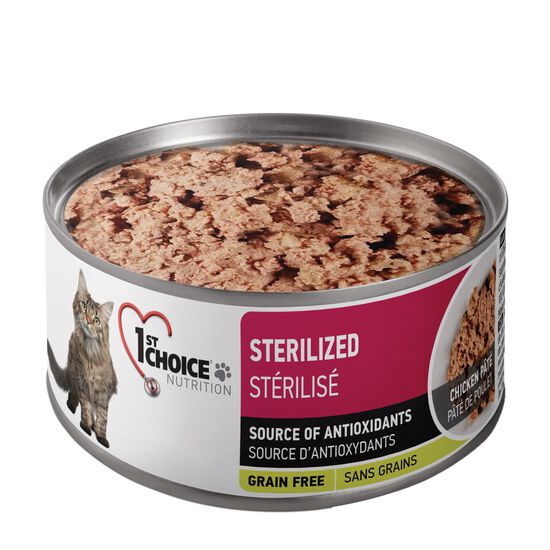 P&acirc;t&eacute; St&eacute;rilis&eacute; au poulet pour chat adulte Image NaN