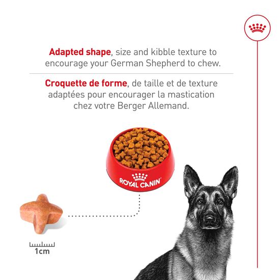 Nourriture s&egrave;che pour chiens adultes de race Berger Allemand Image NaN