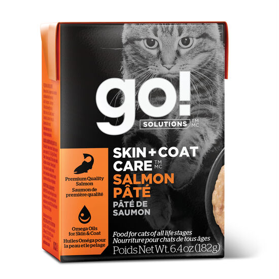Pâté « Skin + Coat Care » de saumon pour chats, 182 g Image NaN