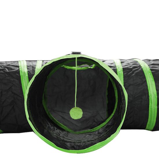 Three Way Cat Tunnel, green Image NaN