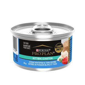 Ocean Whitefish & Tuna Flaked Entrée for Kittens, 85 g