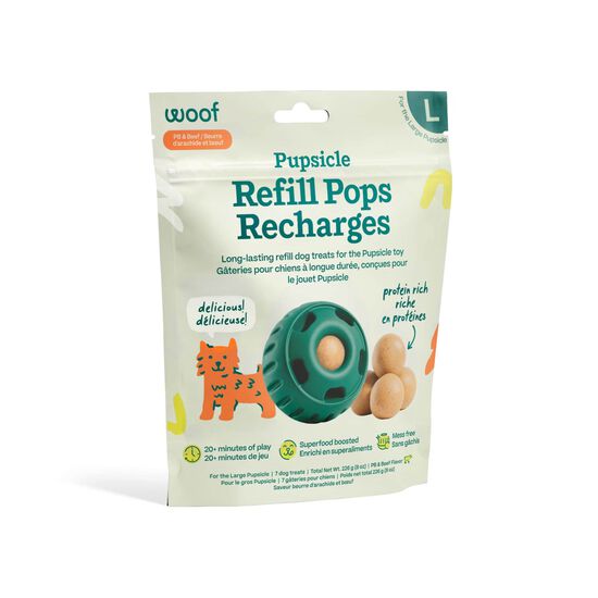 Beef & Peanut Butter Refill Pops, Large Image 3.0