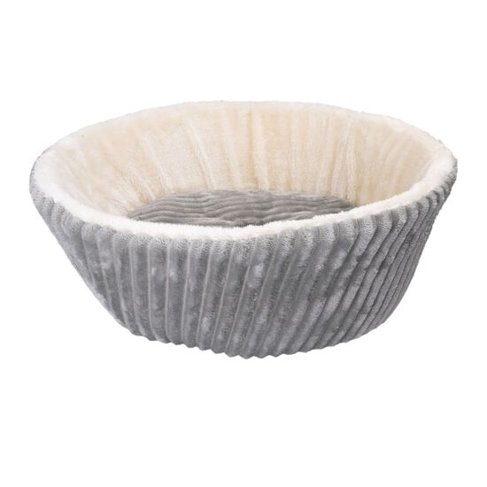 Wide Stripe Faux Fur Basket Image NaN