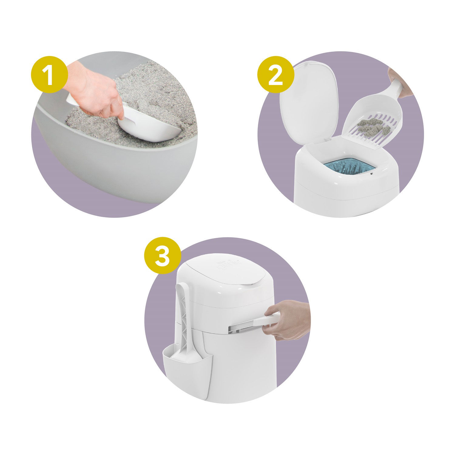 Grappin De Ramassage Pour Poubelles Ou Litière - En Acier, Argent, Neuf (sans Manche)