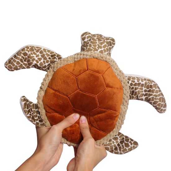 Peluche anim&eacute; en forme de tortue de mer pour chiens Image NaN