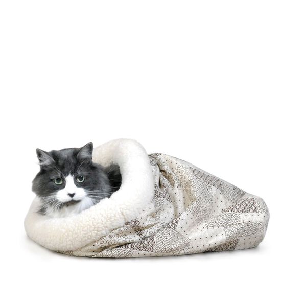 Sac de couchage pour chats Kitty Crinkle Sack, beige Image NaN