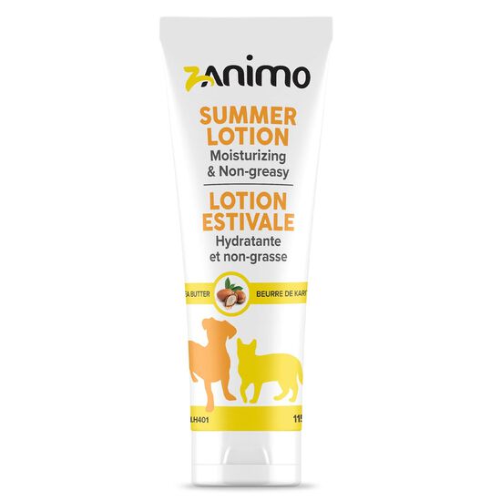Lotion estivale avec beurre de karit&eacute; pour animaux Image NaN