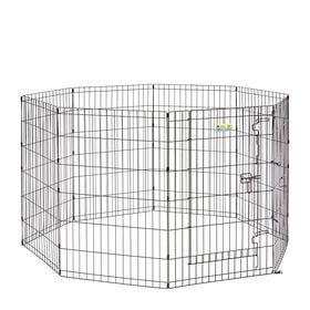 Exercise pen with door for dogs