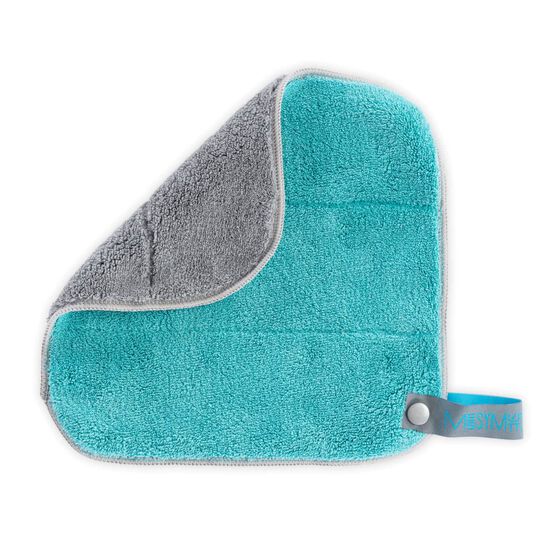 Mini-serviettes d'urgence double face en microfibre avec pince, assorties Image NaN