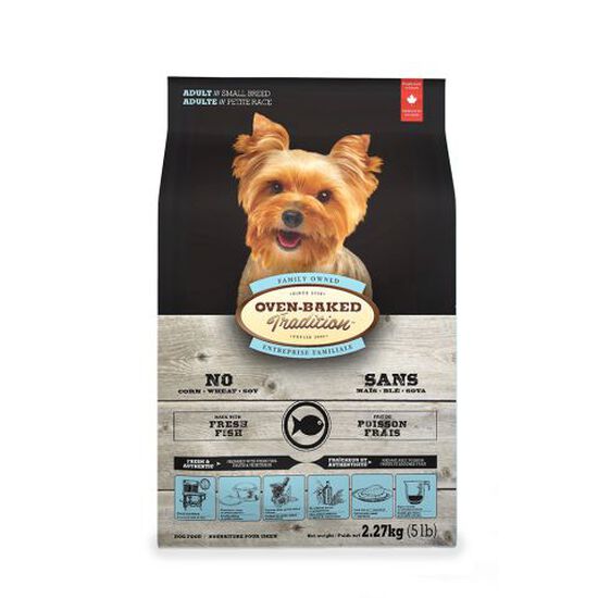 Fish dry food in small bites for adult dogs Image NaN
