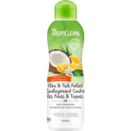 Neem and Citrus Flea and Tick Relief Shampoo for Dogs, 591 ml Image NaN