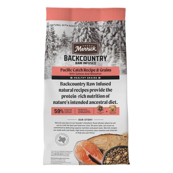Nourriture lyophilis&eacute;e Backcountry recette Prise du Pacifique sans grains pour chiens Image NaN
