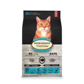 Fish dry food for adult cats