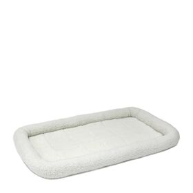 Quiet Time Crate Pet Bed, white